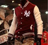 Jaqueta Baseball Colegial Ny New York Jersey