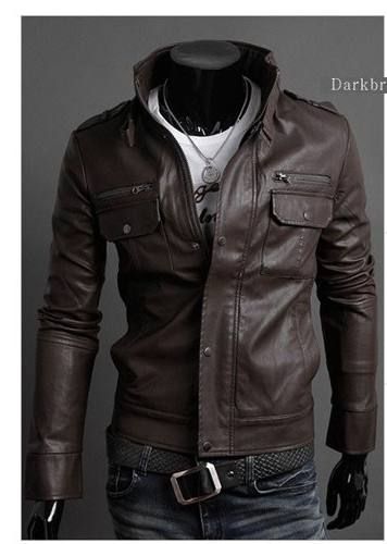 Jaqueta De Couro Pu Masculina, Motociclista.**frete Grátis**