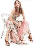 Plu Size, Vestido Estampado Florido Gisele Bundchen