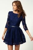 Vestido De Renda Casual, 2014. **frete Grátis**